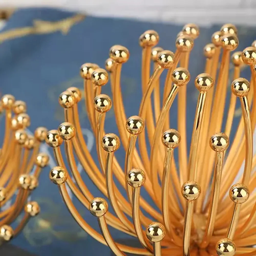 Bloom|Luxe Gold Masa Dekoru